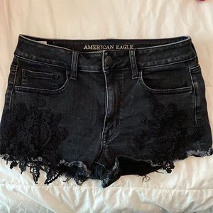 American eagle super short super super stretch x shorts size 8